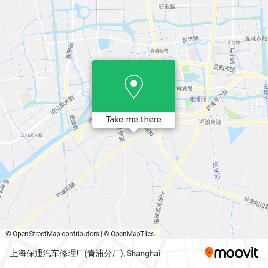 上海保通汽车修理厂(青浦分厂) map