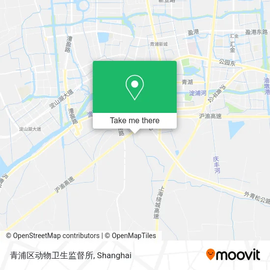 青浦区动物卫生监督所 map