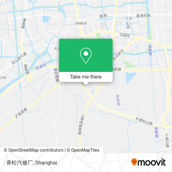 青松汽修厂 map