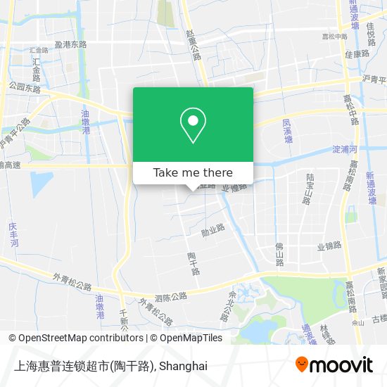 上海惠普连锁超市(陶干路) map
