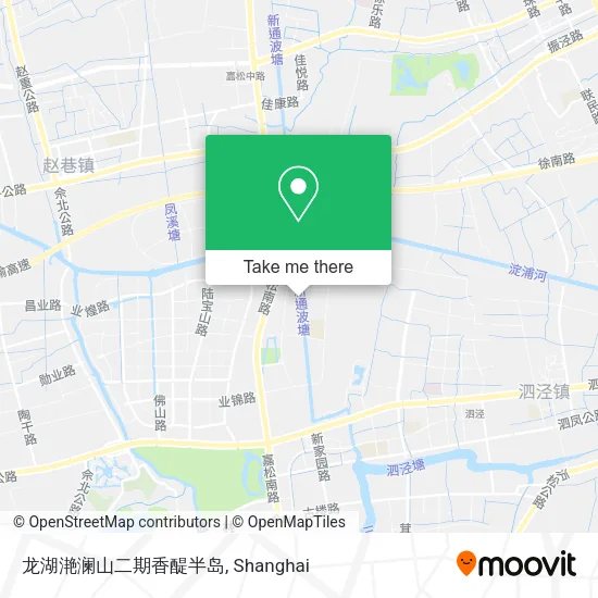 龙湖滟澜山二期香醍半岛 map