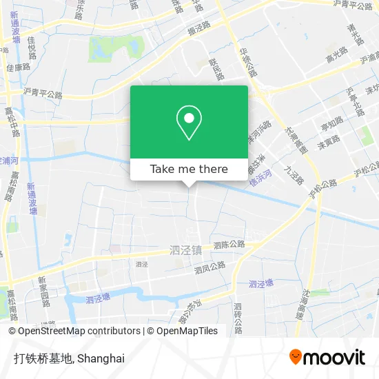 打铁桥墓地 map