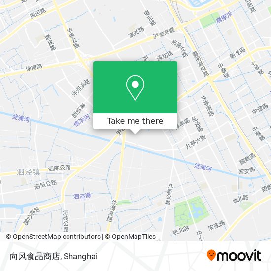 向风食品商店 map