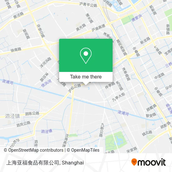 上海亚福食品有限公司 map
