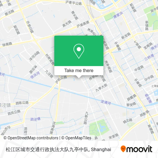 松江区城市交通行政执法大队九亭中队 map