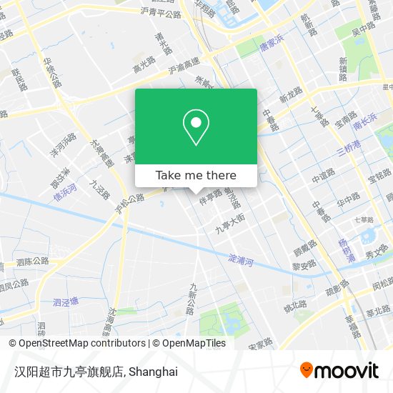 汉阳超市九亭旗舰店 map