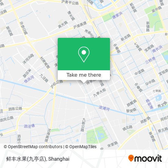 鲜丰水果(九亭店) map