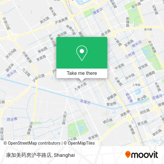 康加美药房沪亭路店 map