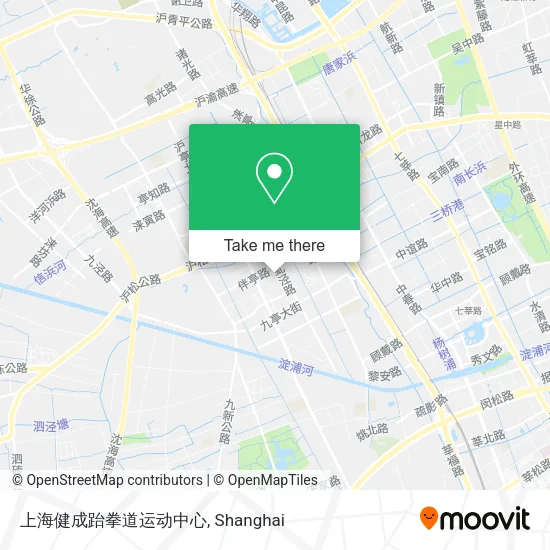 上海健成跆拳道运动中心 map