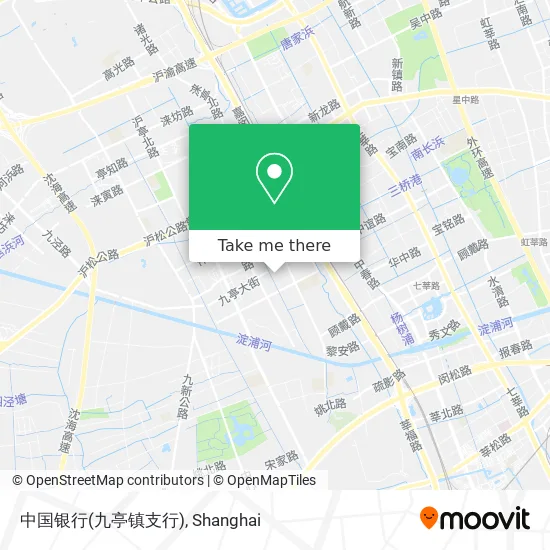 中国银行(九亭镇支行) map