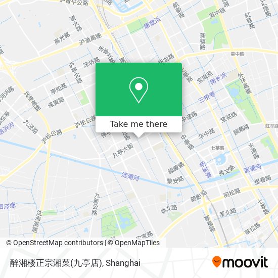 醉湘楼正宗湘菜(九亭店) map