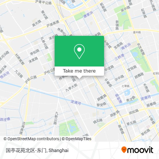 国亭花苑北区-东门 map
