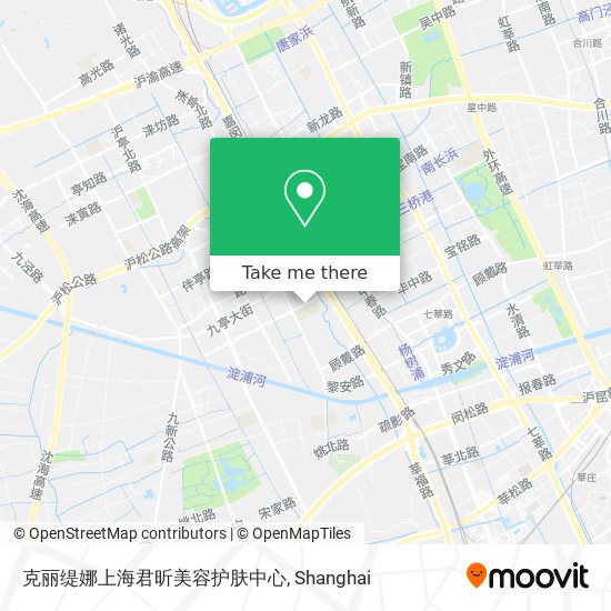 克丽缇娜上海君昕美容护肤中心 map