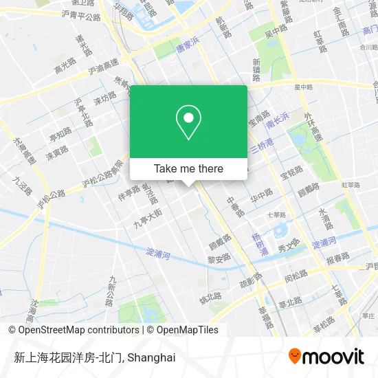 新上海花园洋房-北门 map