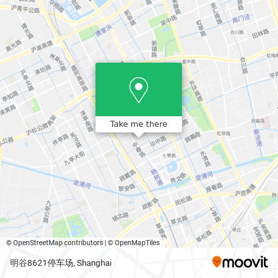 明谷8621停车场 map