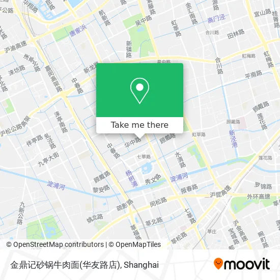 金鼎记砂锅牛肉面(华友路店) map