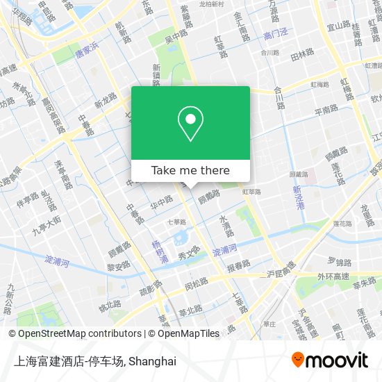 上海富建酒店-停车场 map