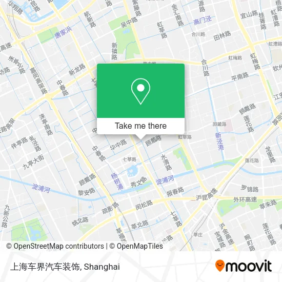 上海车界汽车装饰 map