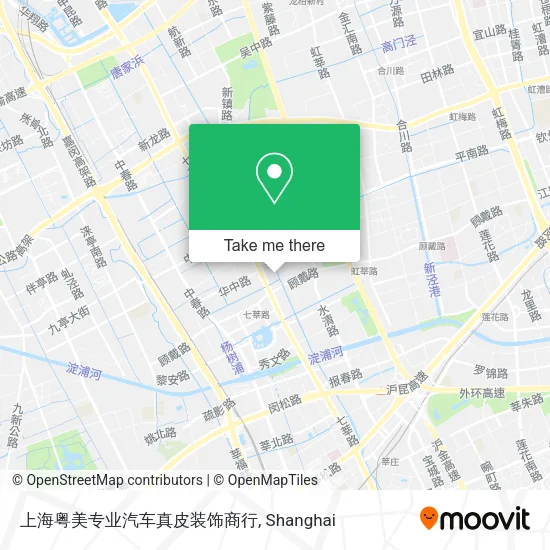 上海粤美专业汽车真皮装饰商行 map