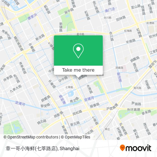 章一哥小海鲜(七莘路店) map
