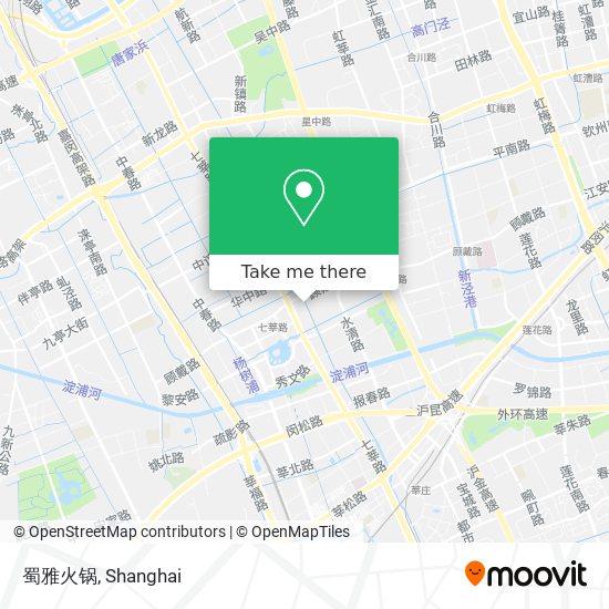 蜀雅火锅 map