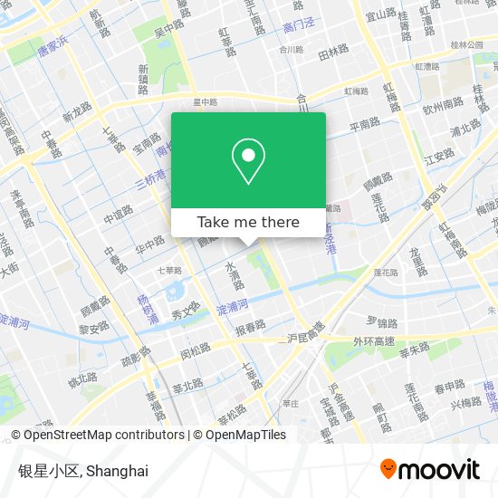 银星小区 map