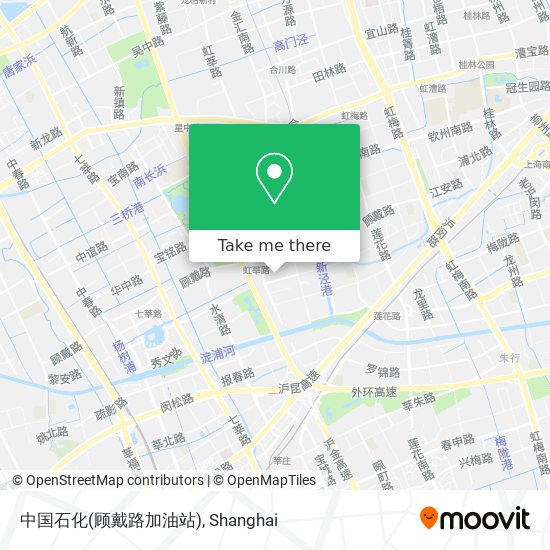 中国石化(顾戴路加油站) map