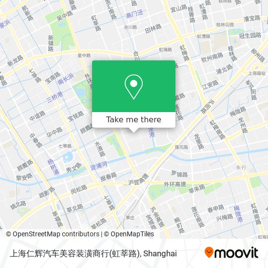 上海仁辉汽车美容装潢商行(虹莘路) map