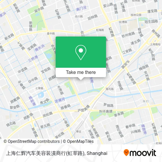上海仁辉汽车美容装潢商行(虹莘路) map