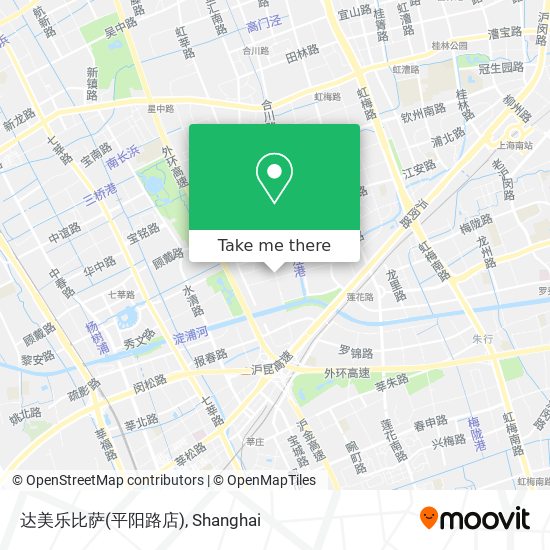 达美乐比萨(平阳路店) map