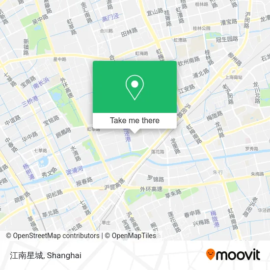 江南星城 map