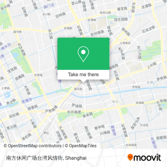 南方休闲广场台湾风情街 map