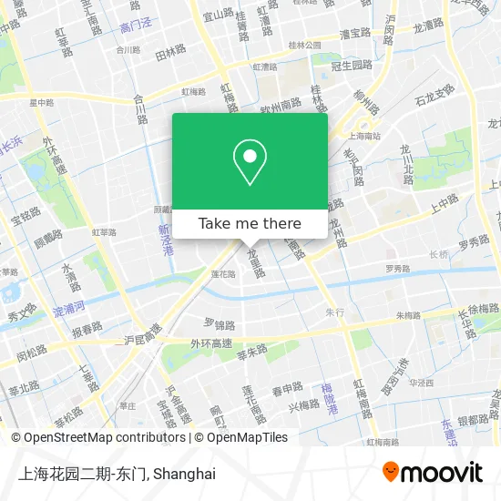 上海花园二期-东门 map
