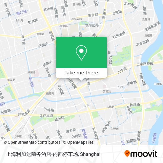 上海利加达商务酒店-内部停车场 map