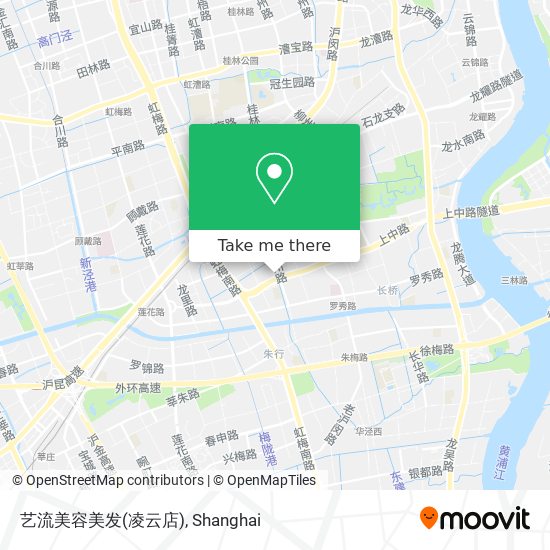 艺流美容美发(凌云店) map