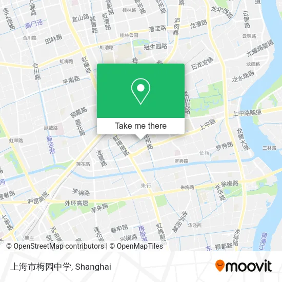 上海市梅园中学 map