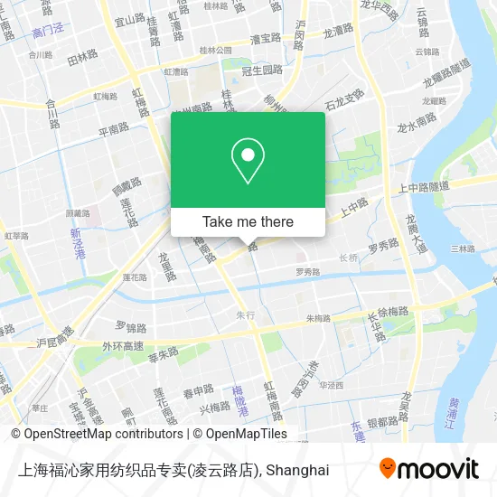 上海福沁家用纺织品专卖(凌云路店) map