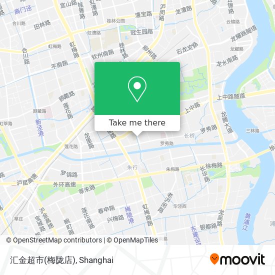 汇金超市(梅陇店) map