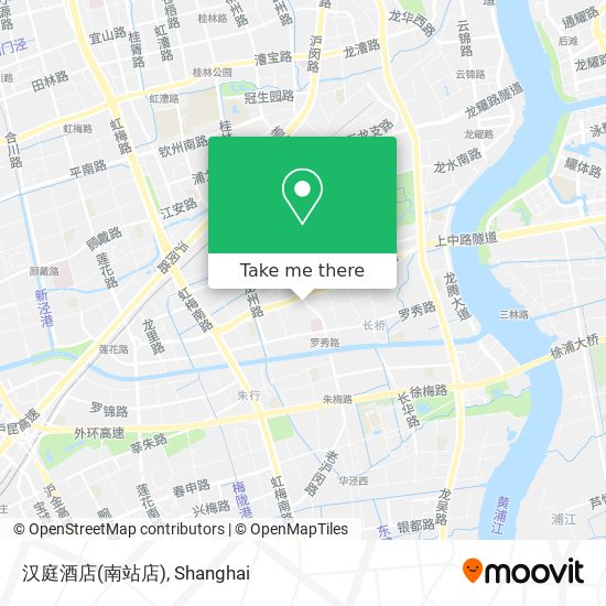 汉庭酒店(南站店) map