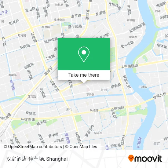 汉庭酒店-停车场 map