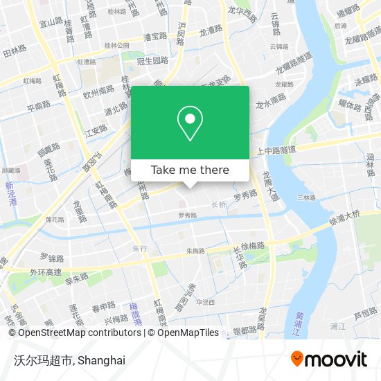 沃尔玛超市 map