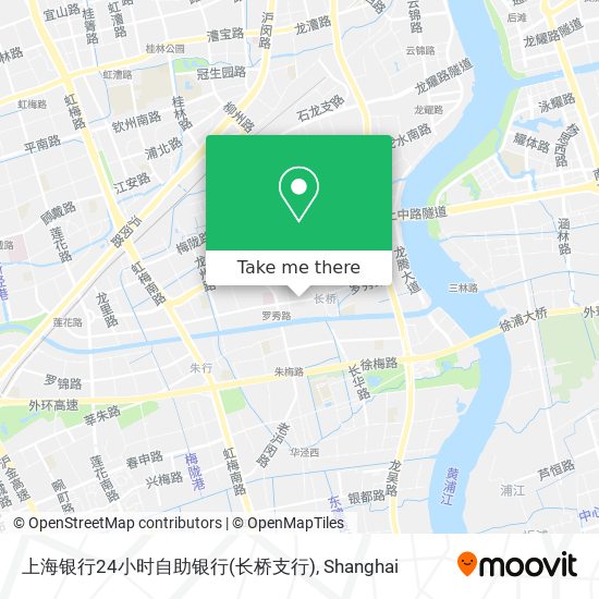 上海银行24小时自助银行(长桥支行) map
