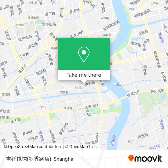 吉祥馄饨(罗香路店) map