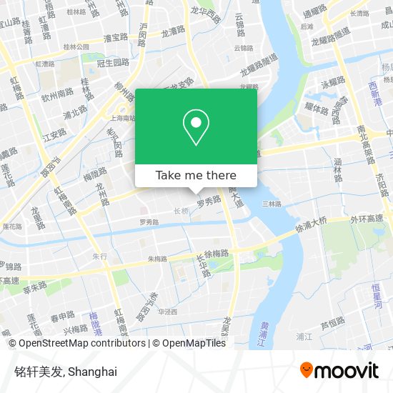 铭轩美发 map