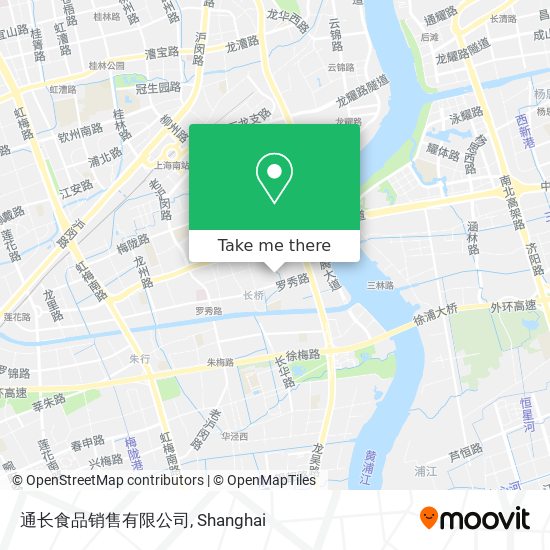 通长食品销售有限公司 map