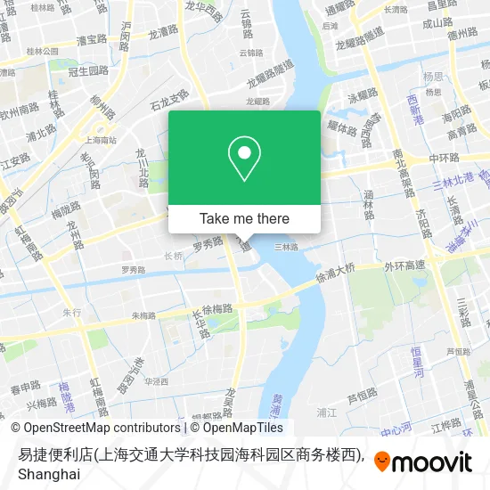 易捷便利店(上海交通大学科技园海科园区商务楼西) map