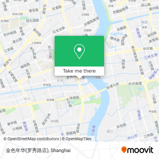 金色年华(罗秀路店) map