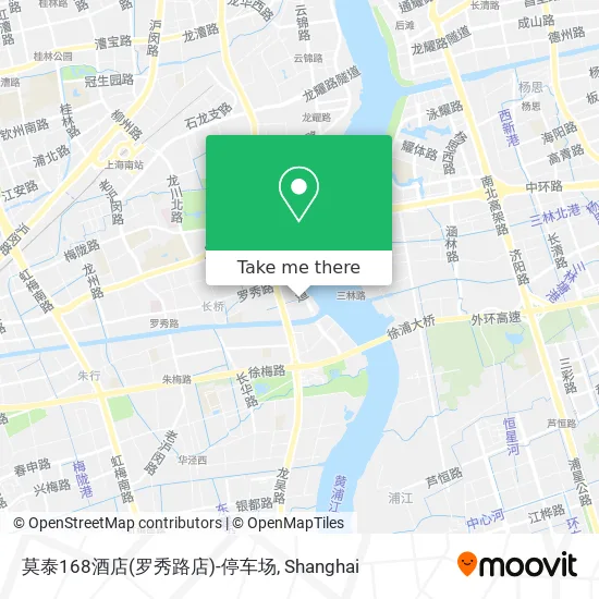 莫泰168酒店(罗秀路店)-停车场 map