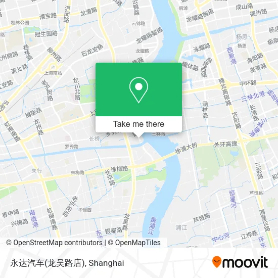永达汽车(龙吴路店) map