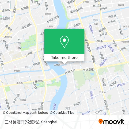 三林路渡口(轮渡站) map